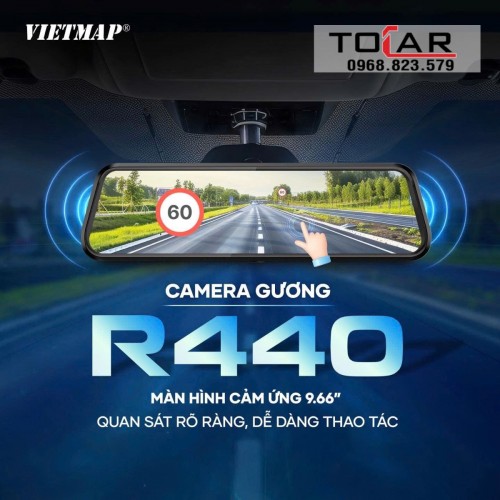 Camera hành trình gương Vietmap R440