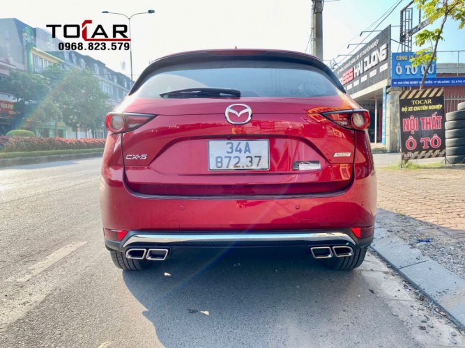 Mazda CX5 2019 độ líp pô mẫu pô kép cao cấp
