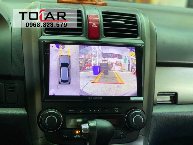 Honda CRV 2007 - 2011 lắp Màn hình Android Zestech E360