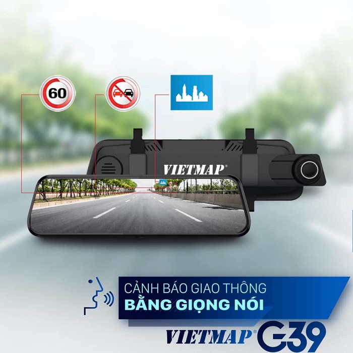 Camera hành trình Vietmap G39 - Màn hình gương điện tử thông minh