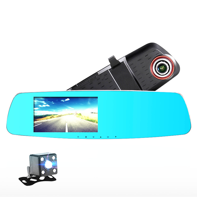 Mẫu camera lắp trên gương với thiết kể nhỏ gọn, đường viền mỏng đẹp mắt
