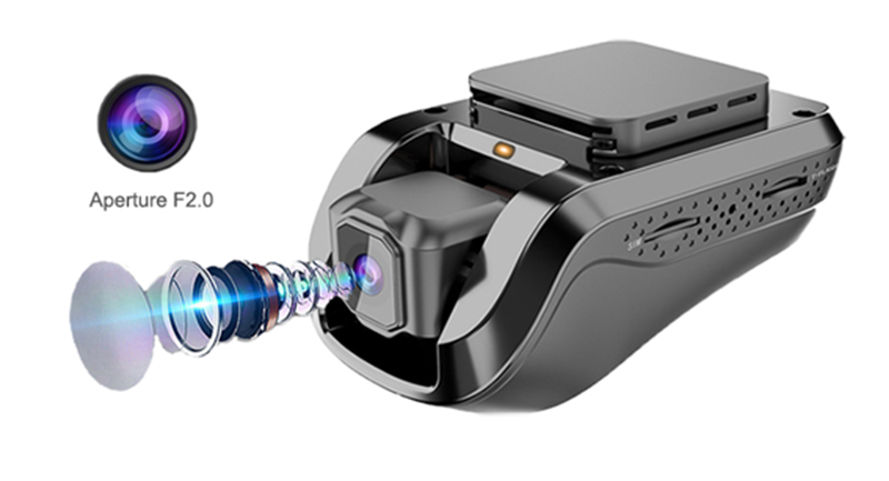 Camera trước full HD, camera ghi hình trong xe hỗ trợ hồng ngoại, ghi hình ban đêm siêu nét