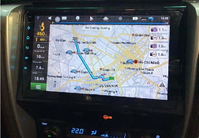 Kết nối được với các thiết bị công nghệ khác như camera hành trình, cảm biến áp suất lốp,...