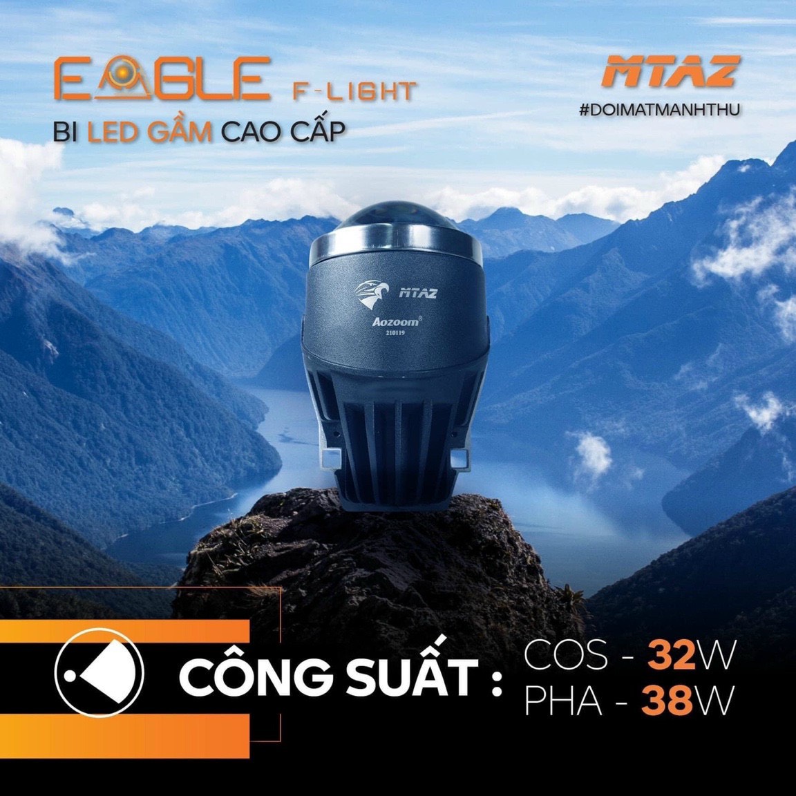 Bi gầm Eagle Flight Aozoom độ bi gầm cho xe Mazda BT50 9