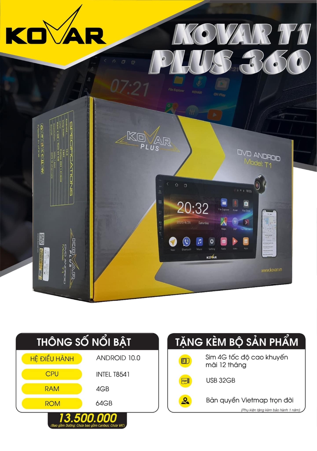 Màn hình Kovar 360 Đại lý Zestech chính hãng tại Hải Dương