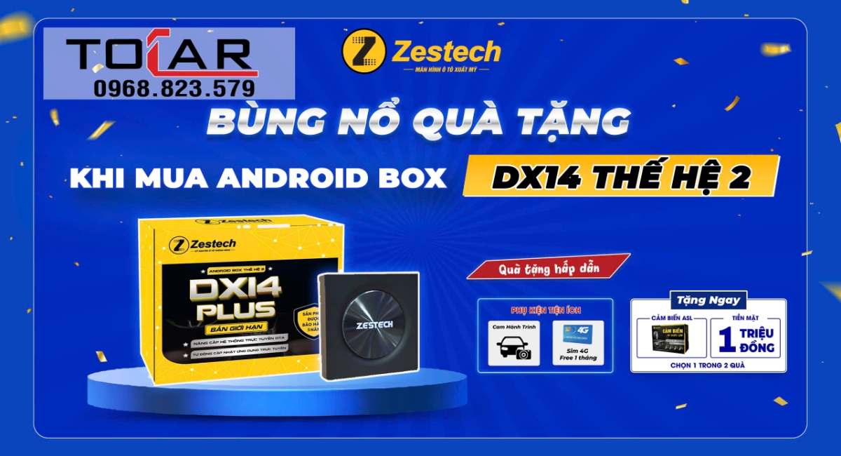 Androi box Zestech DX14plus the he 2 tai Hai Duong
